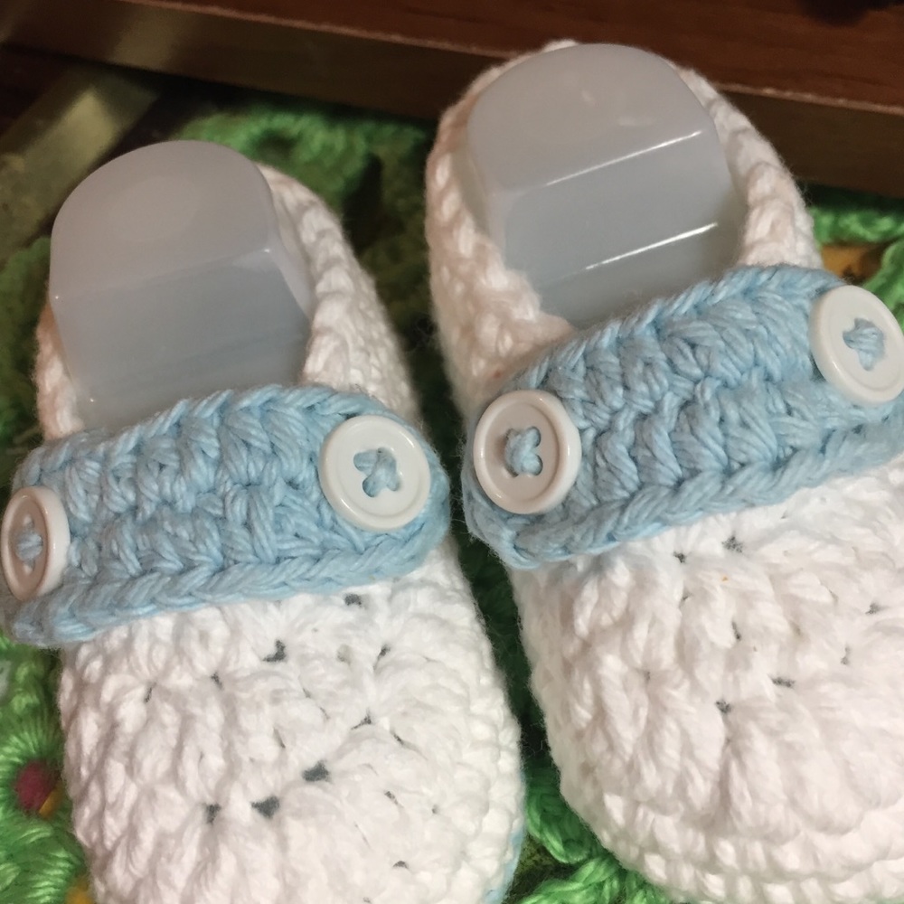 Crocheted Baby Shoes